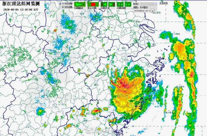 “黑格比”逼近，杭州升级台风预警！萧山和绍兴交界处已出现阵雨